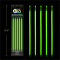 GLOW IN THE DARK 8IN 5PC GREEN