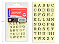 STICKER ADHESIVE LETTERS TRANS