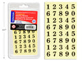 STICKER ADHESIVE NUMBERS TRANS