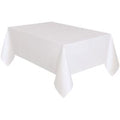 Tablecloth Plastic 54X108 Whte