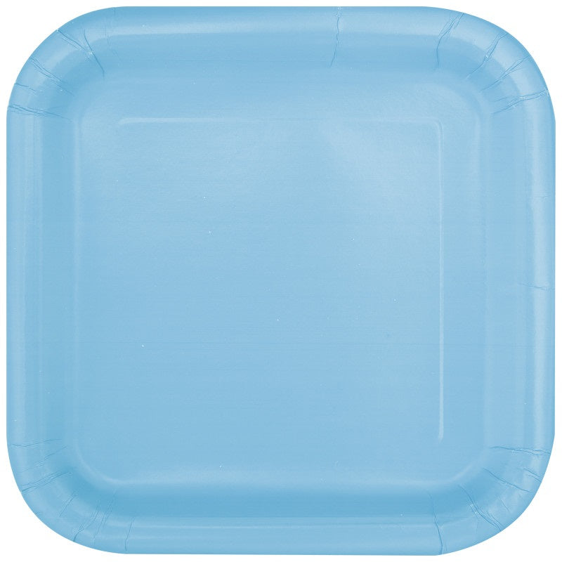 PLATE PAPER 9I SQ 16PCS BABY B