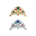 *Tiara Jeweled Gold