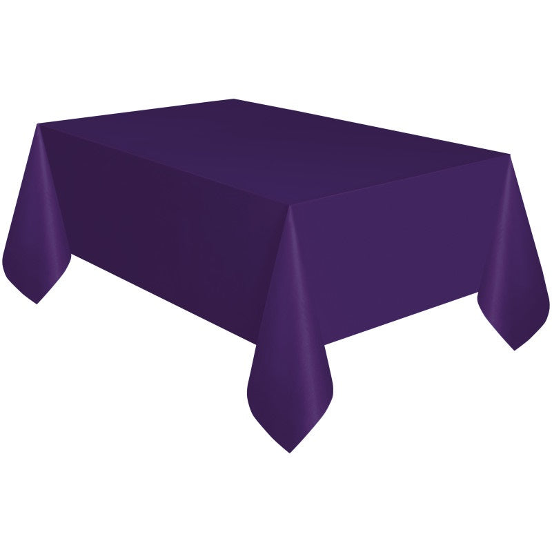 Tablecloth Plastic 54X108 Purp