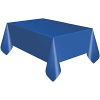 Tablecloth Plastic 54X108 Blu