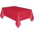 Tablecloth Plastic 54X108 Red