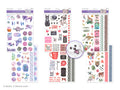 STICER GLITTER EMBOSSED FEATHE