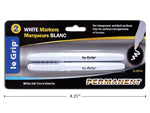 MARKER WHITE INK PERMANENT 2PC