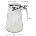 CREAMER 5IN GLASS W/SPRING