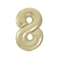 BALLOON FOIL 34IN GOLD 8
