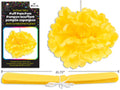 DECO POMPOM 16IN YELLOW