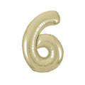 BALLOON FOIL 34IN GOLD 6
