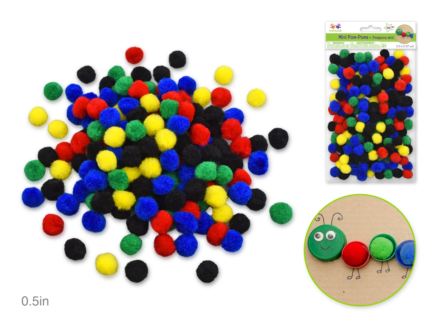 POM POM 14MM X150 PRIMARY