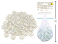 STONE GLASS DECO CLEAR 72PC