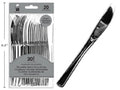 KNIFE PLASTIC SILVER 20PC
