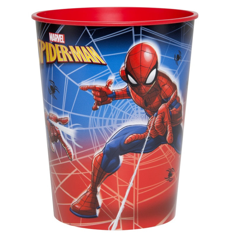 CUP PLASTIC 16OZ SPIDERMAN