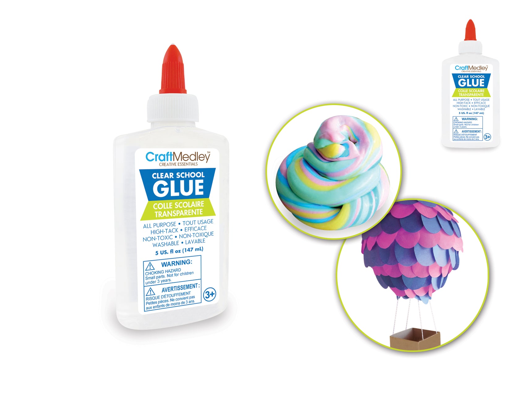GLUE CLEAR WASHABLE 175G