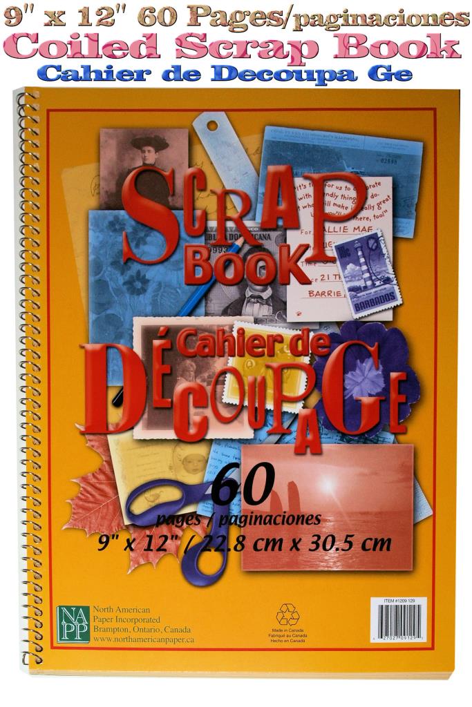 SCRAPBOOK COIL 60 PAGES