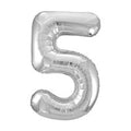BALLOON FOIL 34IN SILVER 5