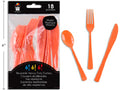 Cutlery 18Pk Orange