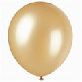 Balloon Helium 12i 8Pk Gold