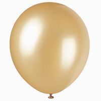 Balloon Helium 12i 8Pk Gold