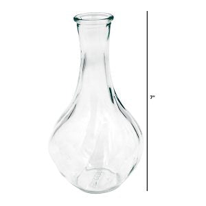 VASE BUD GLASS 7IN