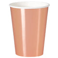 CUP 12OZX8 ROSE GOLD FOIL