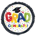 BALLOON FOIL 18IN GRAD. LETTER
