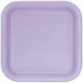 PLATE PAPER SQ 7IN 16PC LAVEND