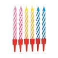 Candle 20 In Holders Ass. Colo