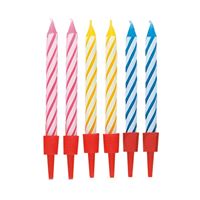 Candle 20 In Holders Ass. Colo