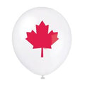 BALLOON 12IN X8 CANADA DAY LEA
