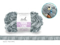 YARN FEATHER COOL GREY