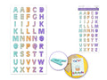 STICKER 3D FOIL ALPHABET PASTE