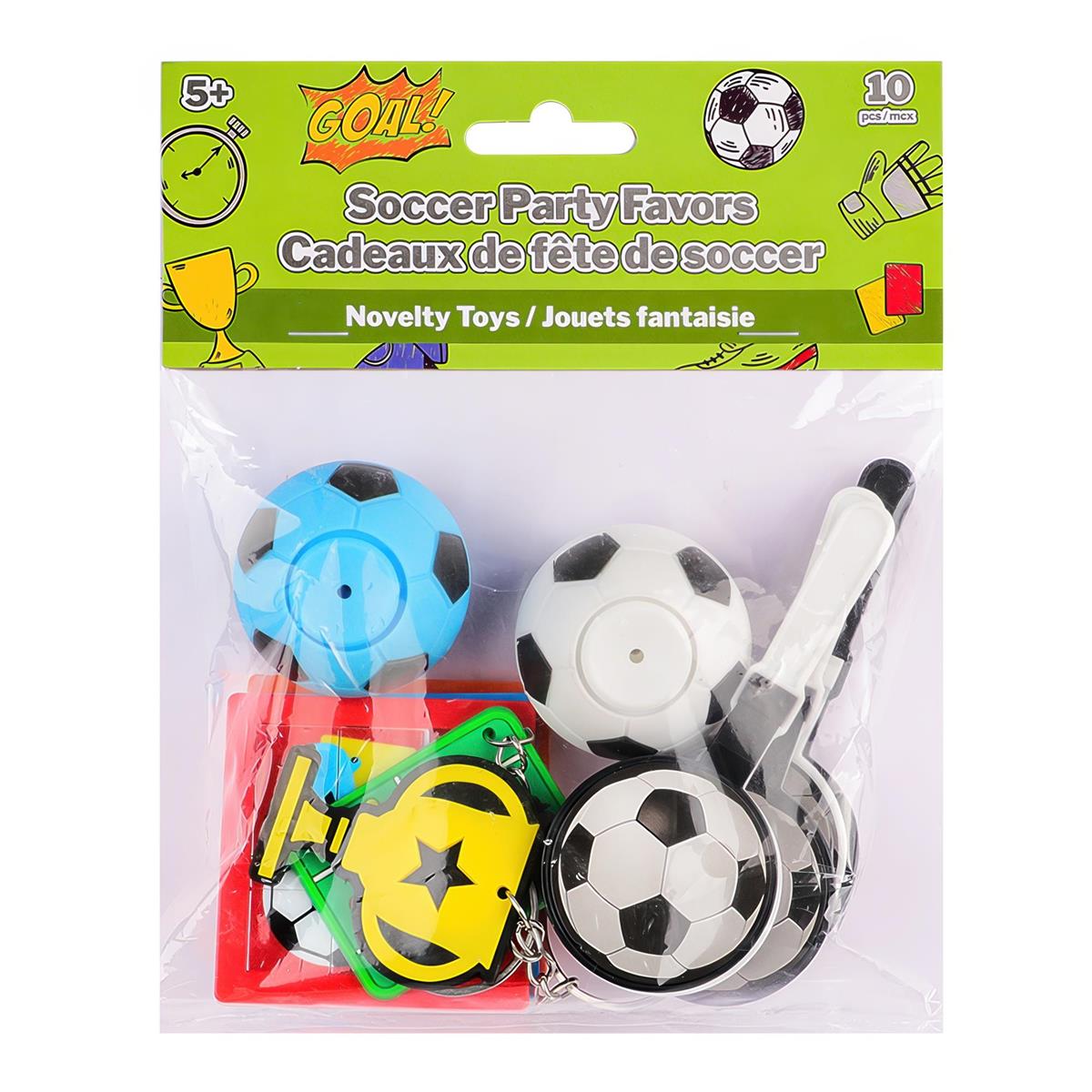 PARTY FAVOR SOCCER 10PC