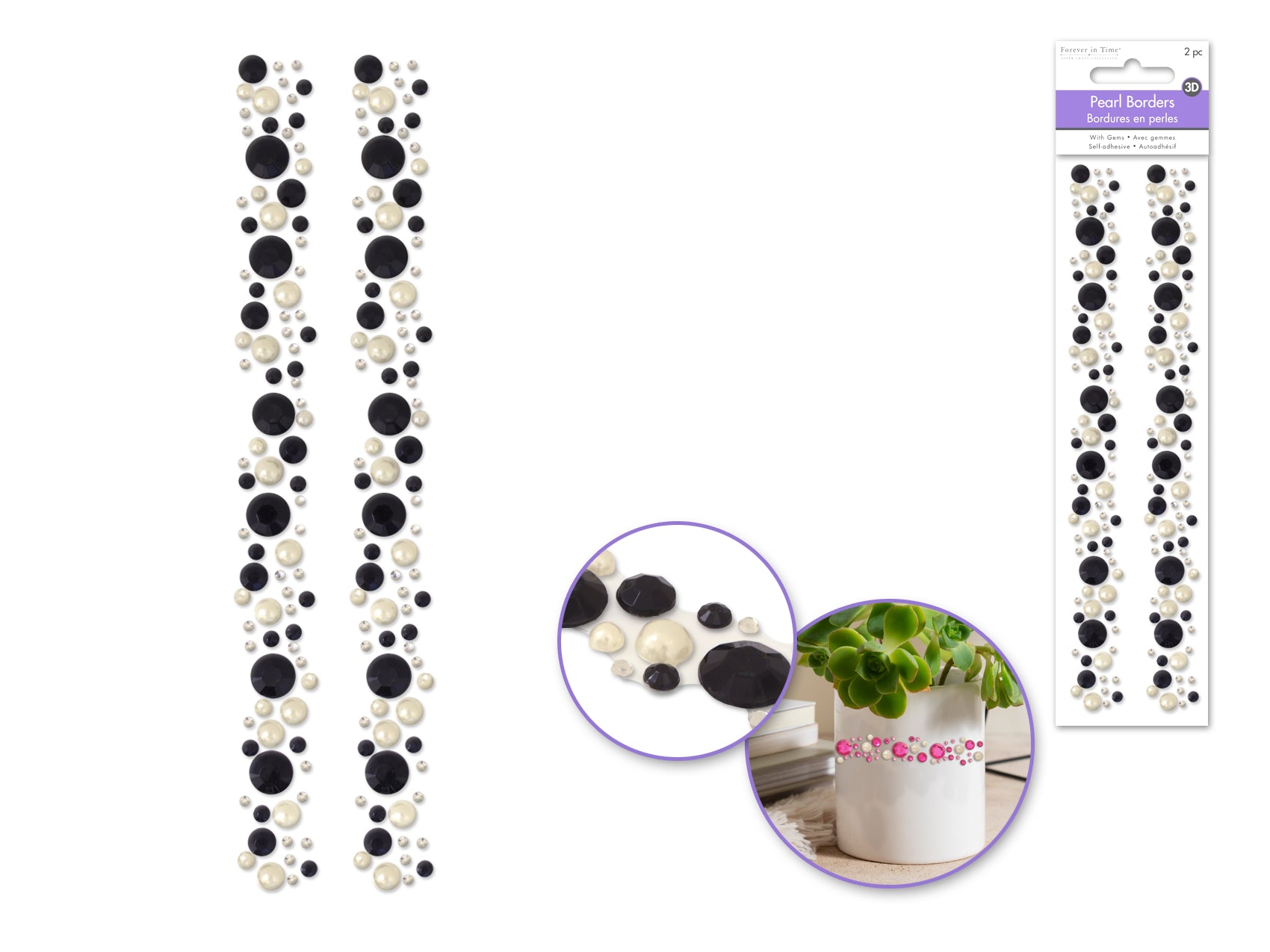 STICKER BORDER PEARL CLASSIC