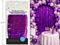 CURTAIN METALLIC FUSHA40X118IN