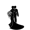 CAKE TOP WEDDING COUPLE HEART