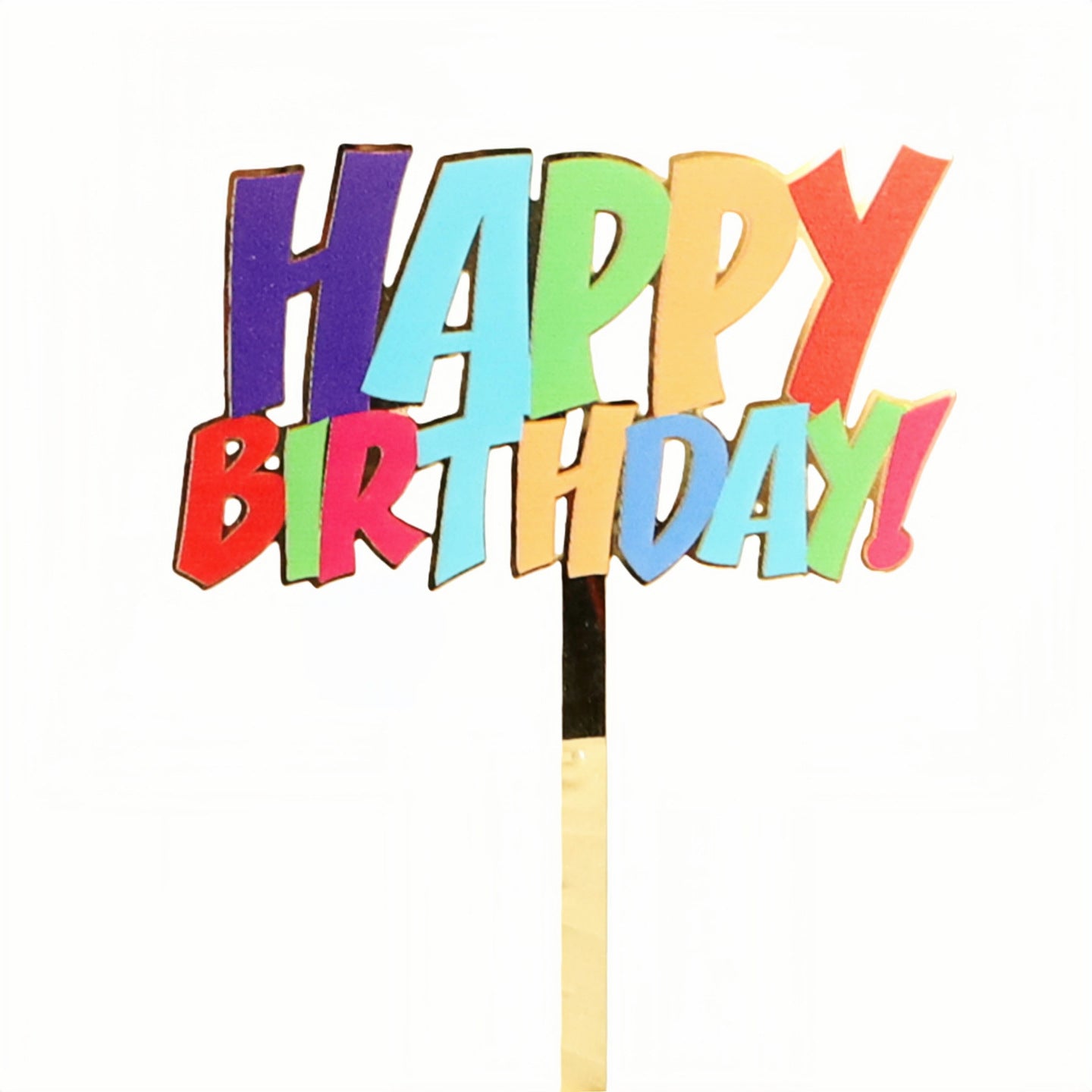 CAKE TOP BDAY 3MM UV BDAY