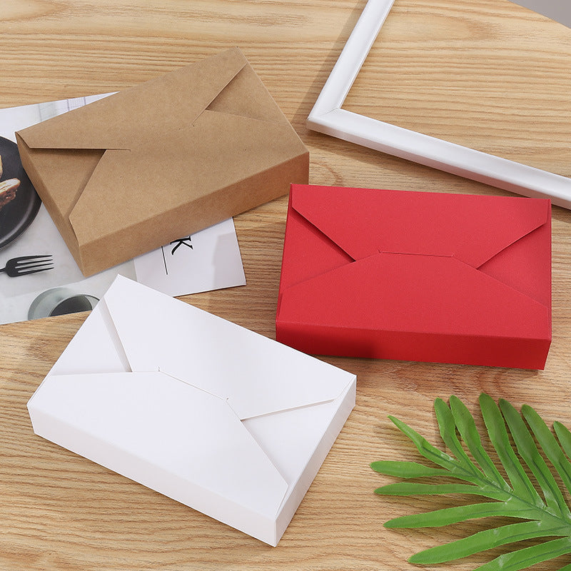 BOX RECT 20X12.5X4CM WH/KRAFT