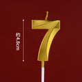 CANDLE GOLD 4.8CM S NUMBER 7