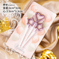 CANDLE HEART/STAR 3PC ROSEGOLD