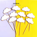 CAKE TOP CLOUD WHITE 10PC