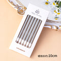 CANDLE 9CM 6PC SILVER