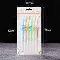 CANDLE SPIRAL 6PC PASTEL
