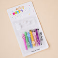 CANDLE W/FLOWER 6PC