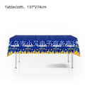 TABLECLOTH GRAD BLUE 137X274CM
