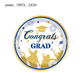 PLATE 9IN GRAD BLUE 10PC