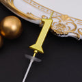 CANDLE 2IN GOLD NUMBER 1