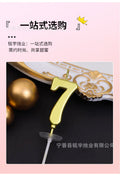 CANDLE 2IN GOLD NUMBER 7